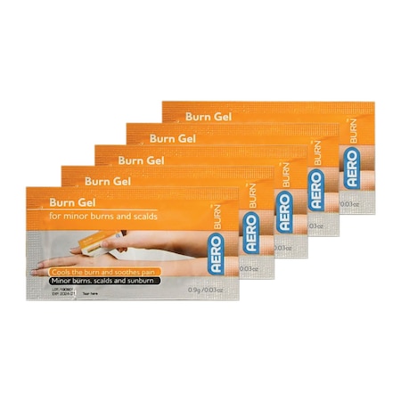 Aero Healthcare Aeroburn Burn Gel Packet 0.9G, 5PK AB0905B